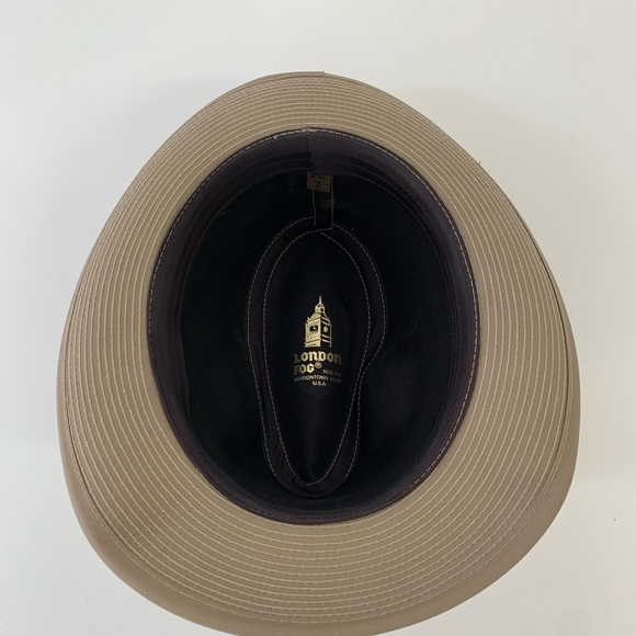 Vintage London Fog Waterproof Fedora size 7 - Picture 3 of 4